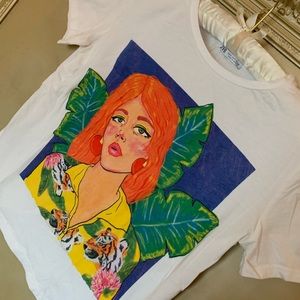 Zara Graphic T, Small.